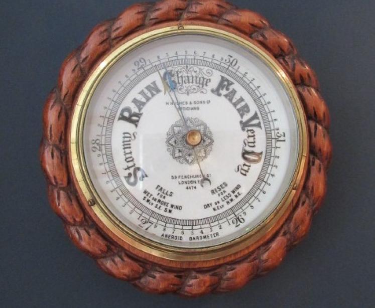 Mid Victorian London Ship's Barometer - Image 7