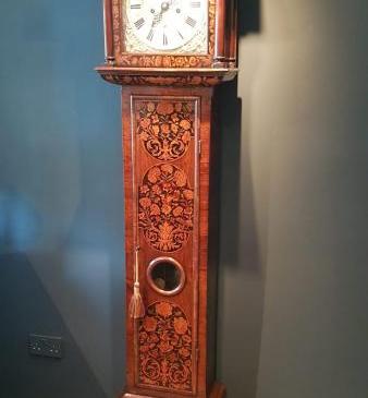 Superb George I Walnut & Marquetry Longcase Clock