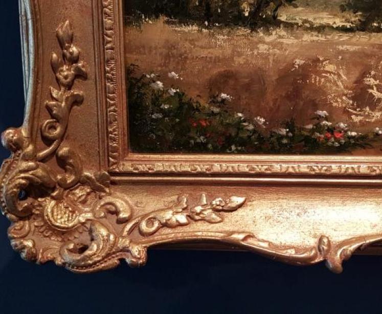 Outstanding Oil on Canvas by Gudrun Sibbons - Image 4