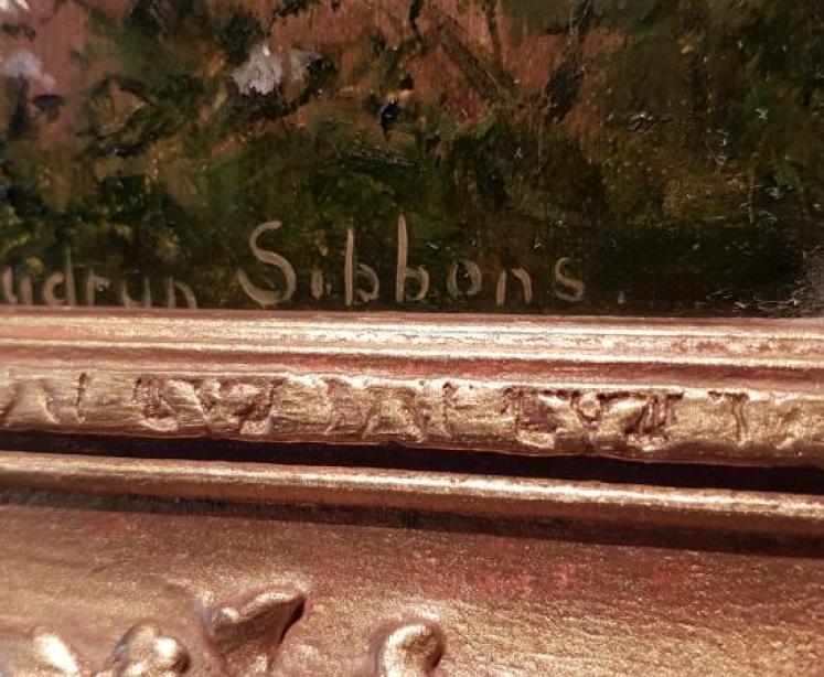 Outstanding Oil on Canvas by Gudrun Sibbons - Image 6