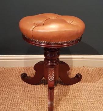 William IV Mahogany Stool