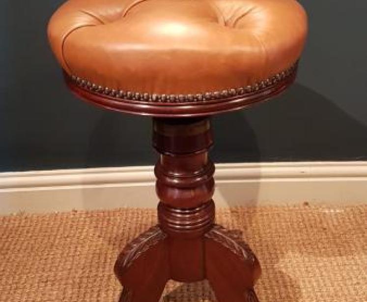 William IV Mahogany Stool - Image 5
