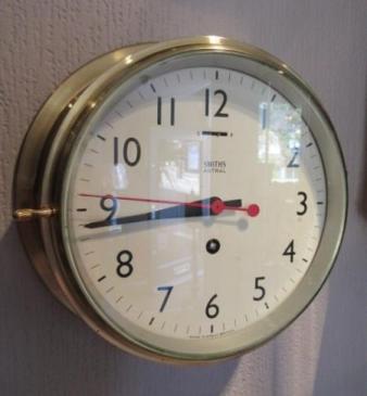 1930's Smith's Astral Ship's Wall Clock