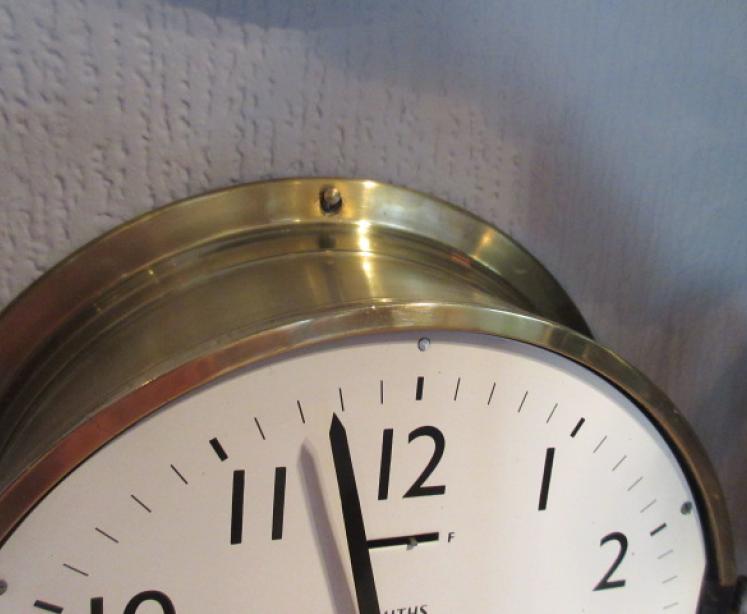 1930's Smith's Astral Ship's Wall Clock - Image 4