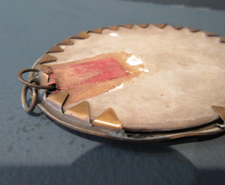 19th Century Oval Berlin Porcelain Miniature Plaque - Image 5