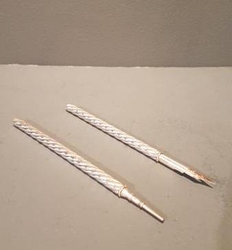 Victorian Silver Pencil and Matching Pen