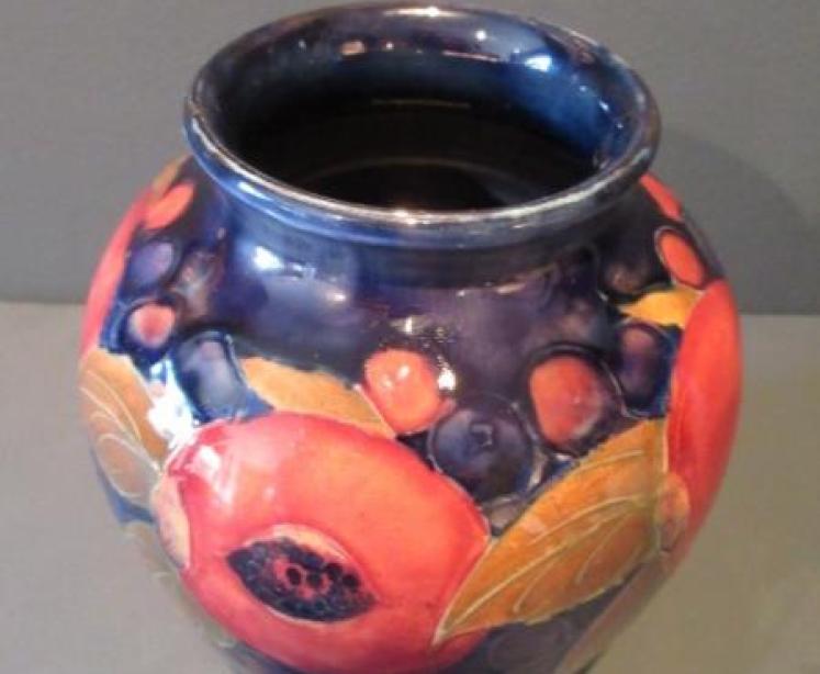 Moorcroft Seeded Pomegranate Shaped Vase - Image 3