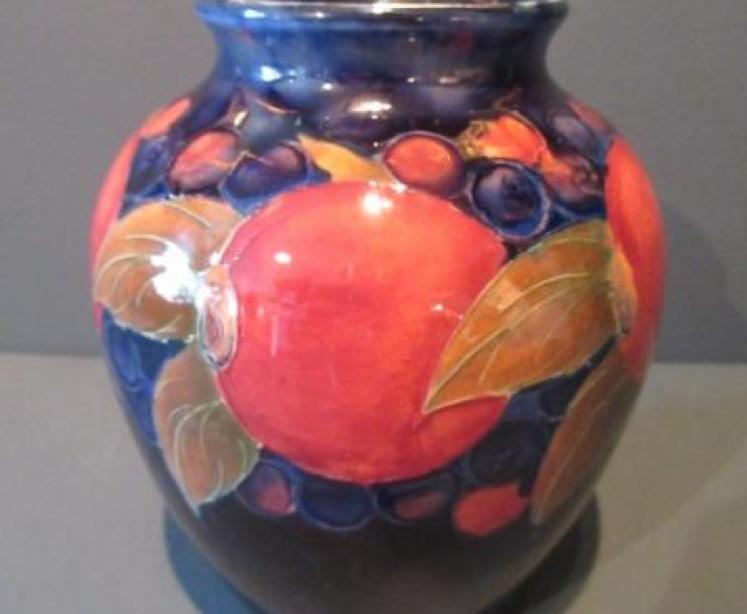 Moorcroft Seeded Pomegranate Shaped Vase - Image 6