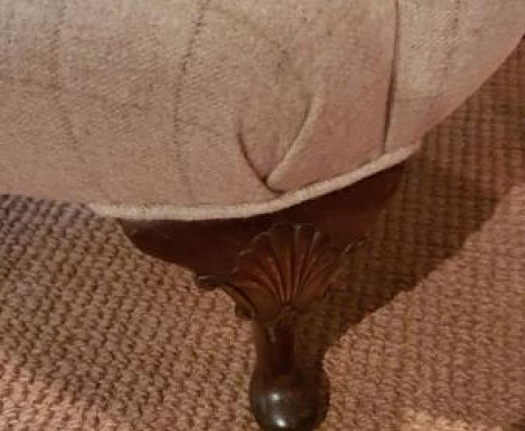 Superb Matching Pair of Victorian Wing Back Arm Chairs - Image 6