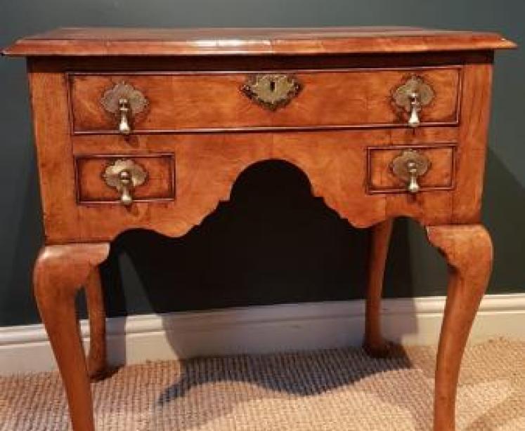 Superb George I Style Walnut Low Boy - Image 1