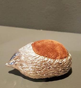 Silver Hedgehog Pin Cushion