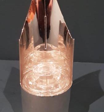 Unusual Victorian Silver Nib Ink Well