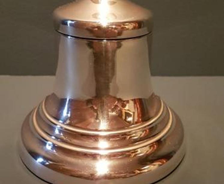 Large Edwardian Silver Bell Ink well - Image 1