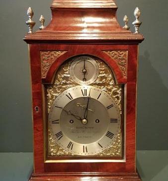 Fine George III Verge Double Fusee Bracket Clock