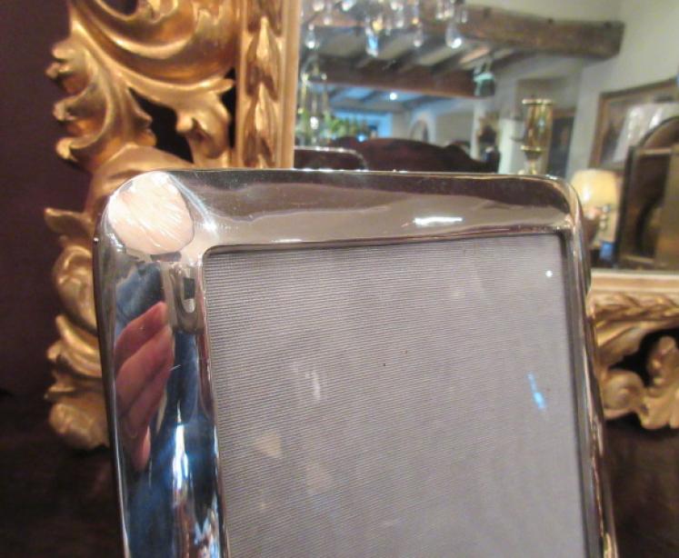 Large George V Period Silver Photo Frame - Image 2