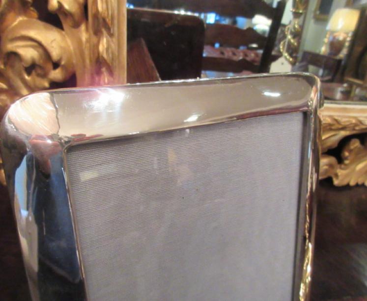 Large George V Period Silver Photo Frame - Image 5