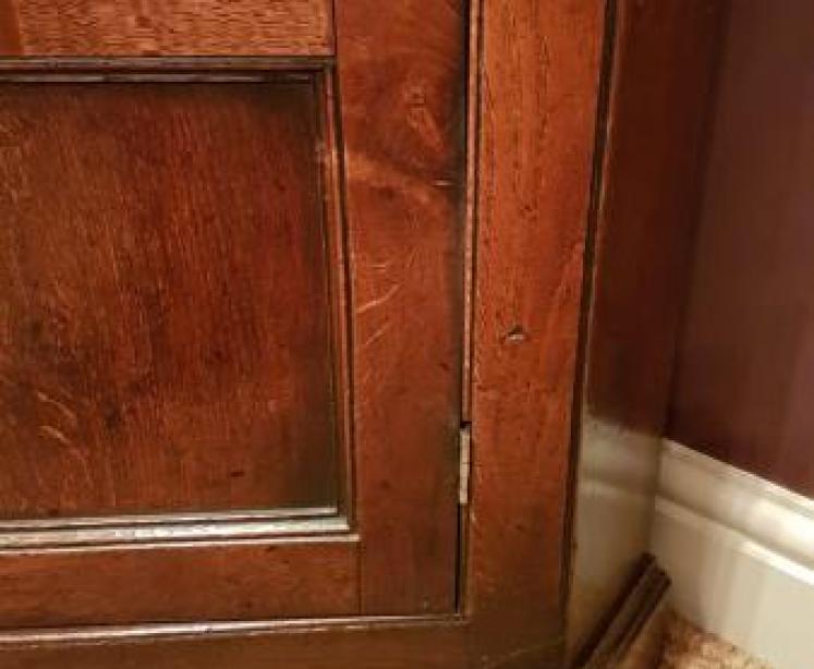 Impressive George III Oak Floor Standing Corner Cupboard - Image 5