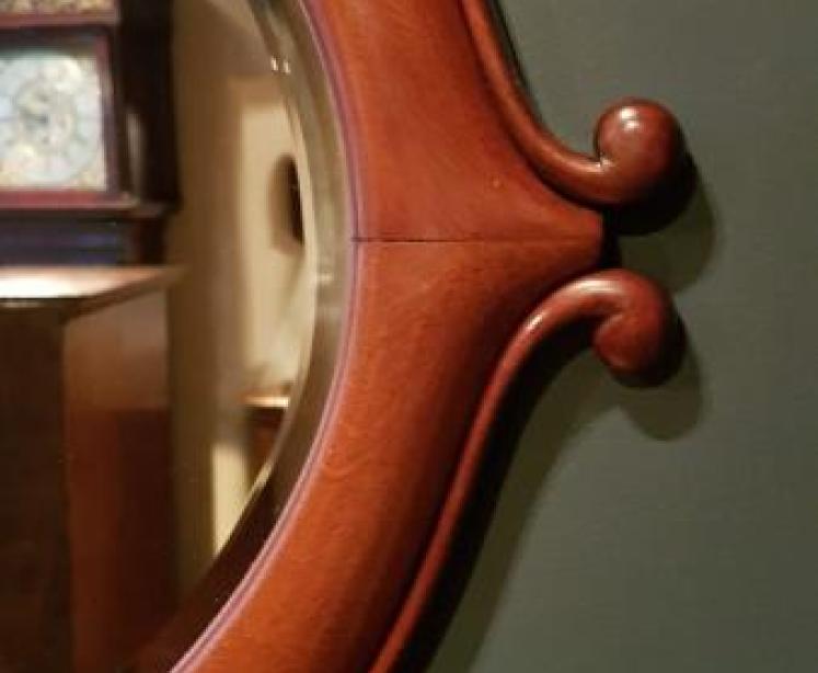 Victorian Moulded Mahogany Framed Mirror - Image 2