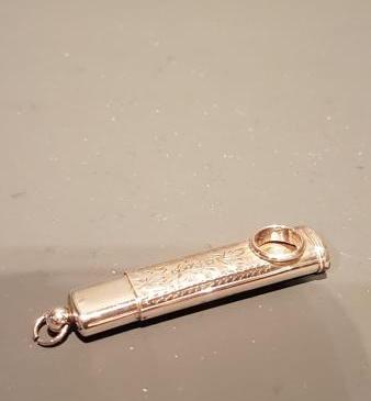 Victorian Silver Cheroot Cutter 