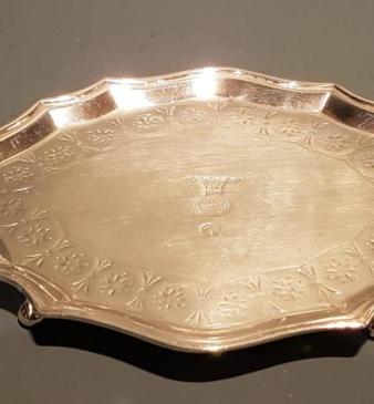 George III Period Silver Salver London 1793