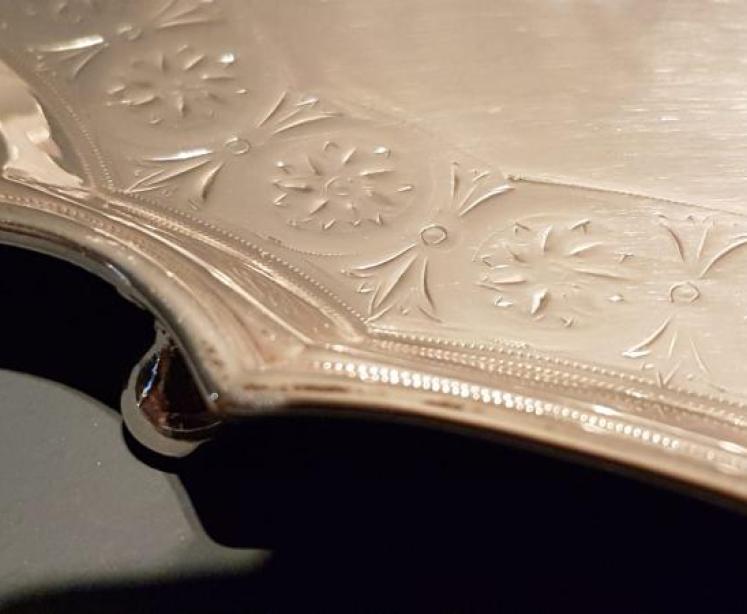 George III Period Silver Salver London 1793 - Image 3