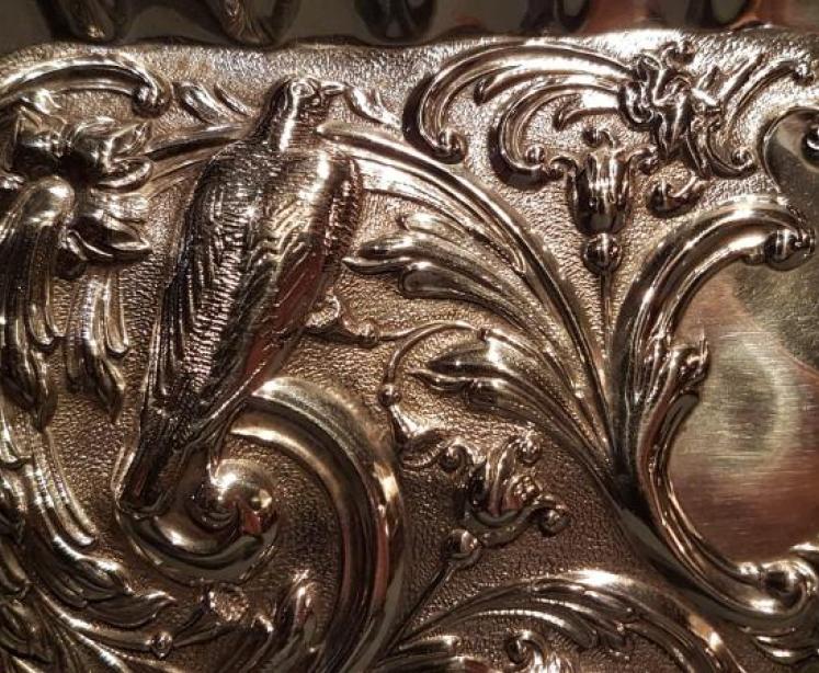 Antique William Comyns Silver Dressing Table Tray - Image 6