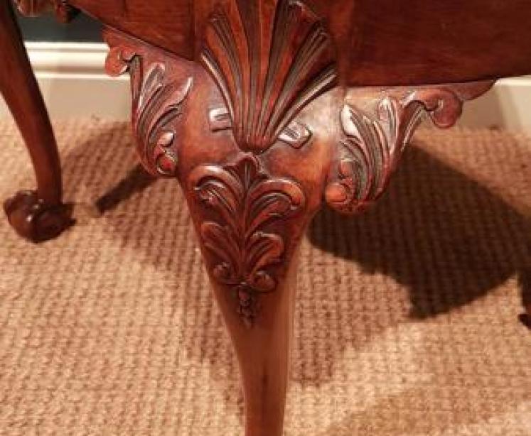 Fine Quality George III Style Walnut Stool - Image 6