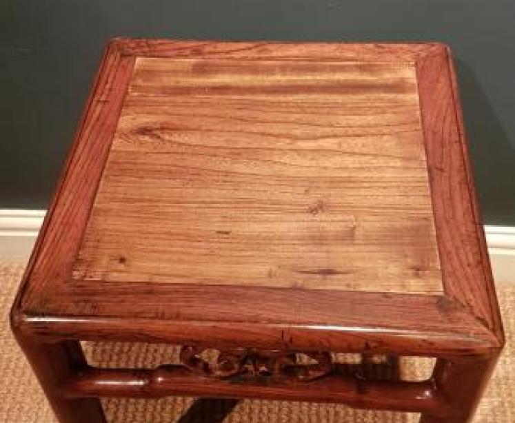 Matching Pair of Antique Rosewood Lamp Tables - Image 6