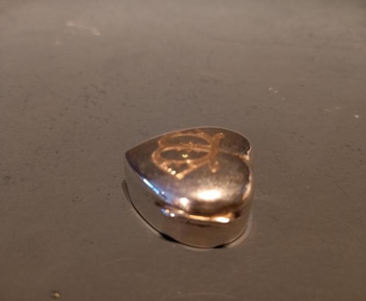 Edwardian Silver Heart Keepsake Trinket - Image 4