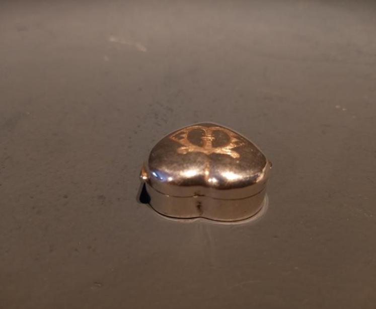 Edwardian Silver Heart Keepsake Trinket - Image 6