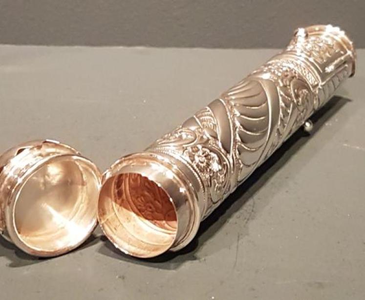 Superb Victorian Silver Cigar Match and Stamp Case - Image 3