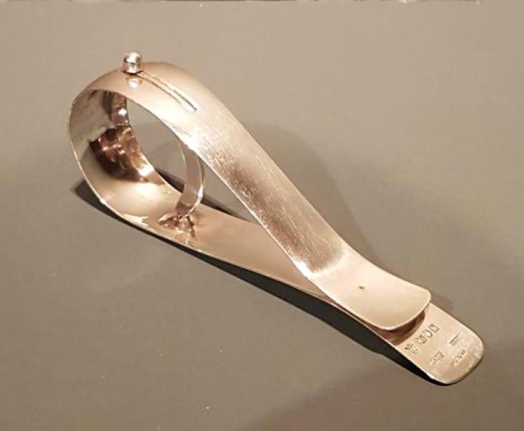 Unusual Edwardian Silver Paper Clip - Image 1