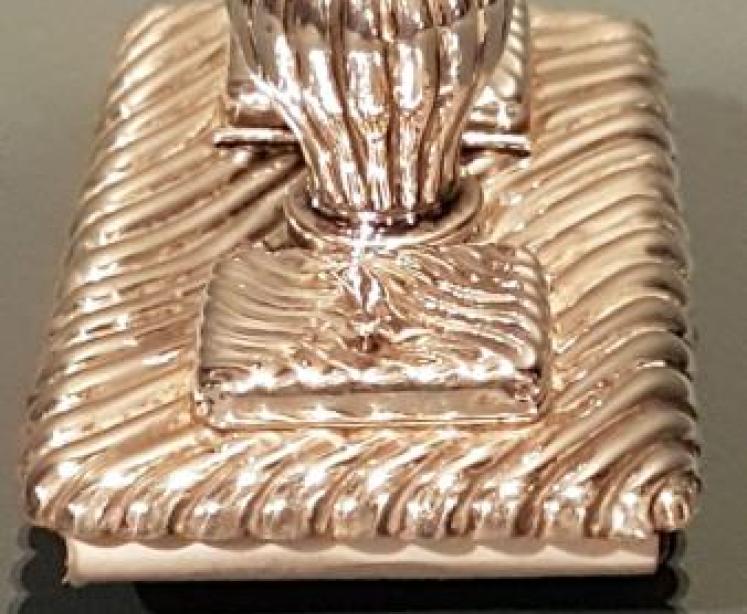 Victorian Silver Blotter and Stamp Holder - Image 2