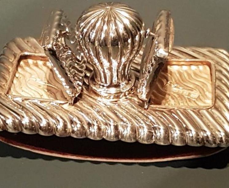 Victorian Silver Blotter and Stamp Holder - Image 4