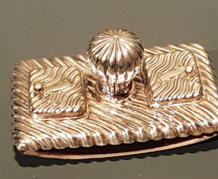 Victorian Silver Blotter and Stamp Holder - Image 6