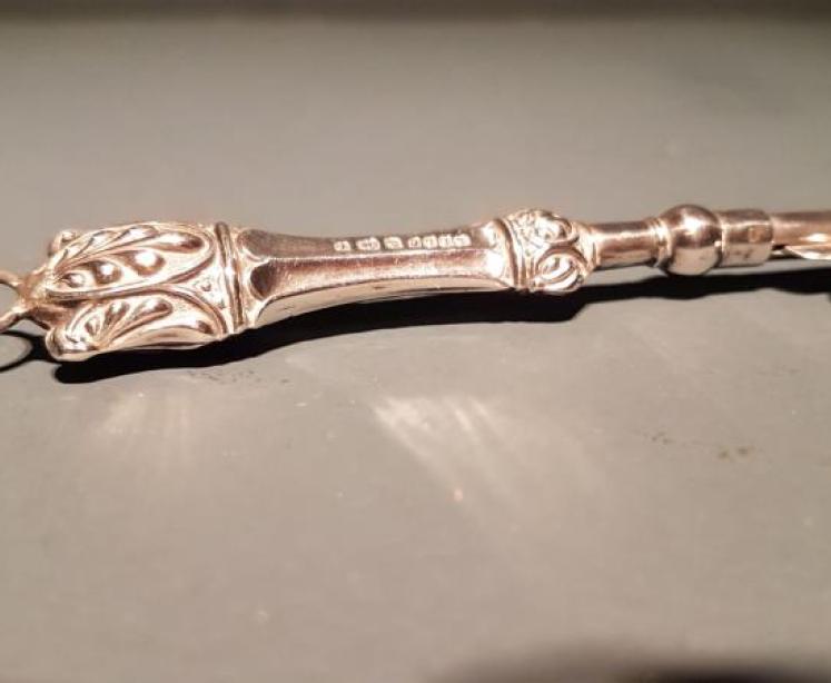 Edwardian Silver Candle Lighter - Image 3