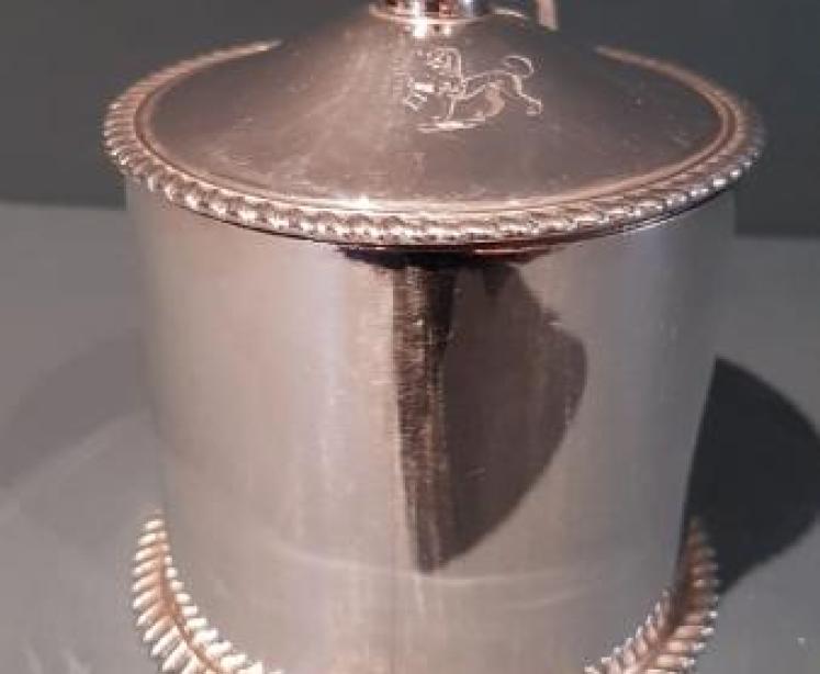 Edwardian Silver Country House String Canister  - Image 6