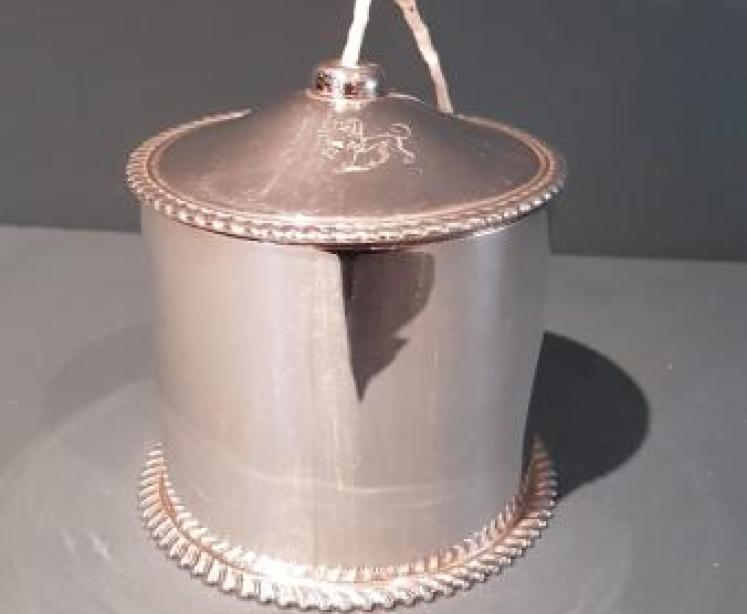 Edwardian Silver Country House String Canister  - Image 7
