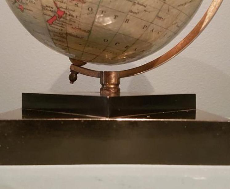 1930's Phillips 6" Papier Mache Library Globe - Image 4