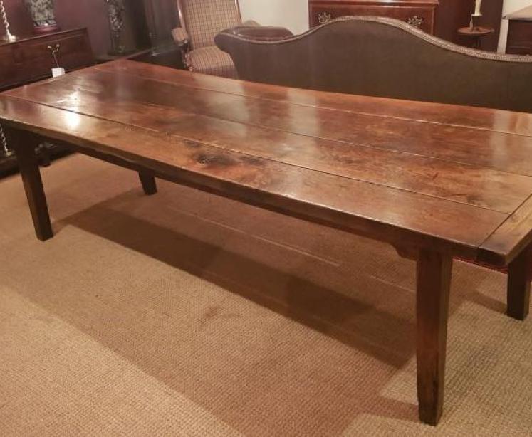 Superb Large George III Oak Table - Image 4