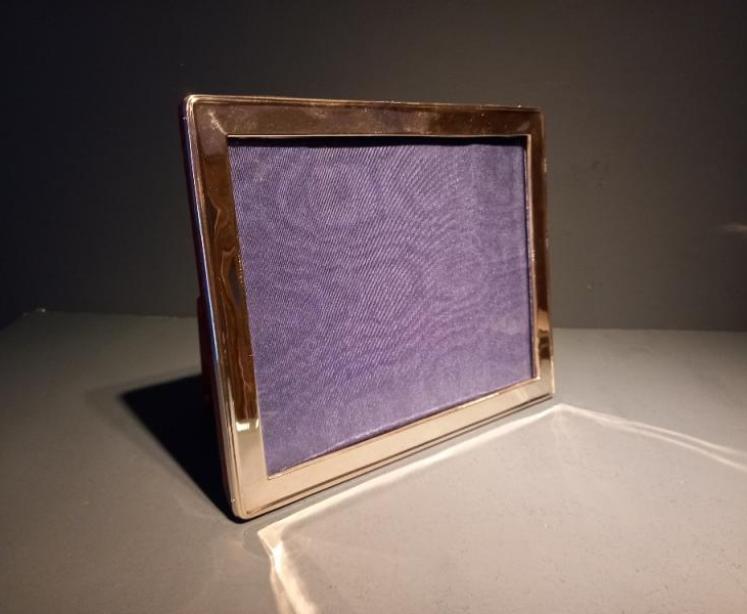 Large Antique Chester Silver Photo Frame - Image 7