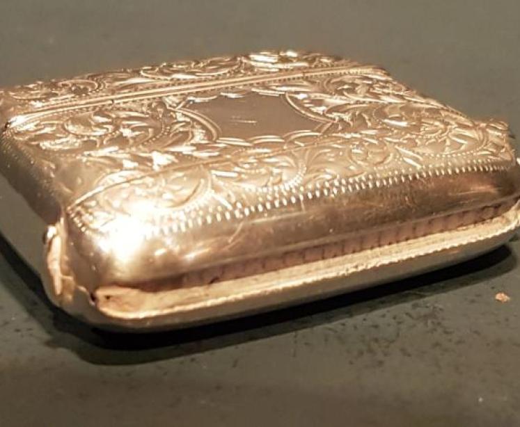 Superb Victorian Silver Snuff and Vesta Case - Image 2