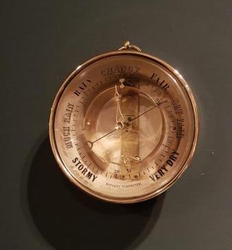 Rare 19th Century Eugene Bourdon Metallic Barometer