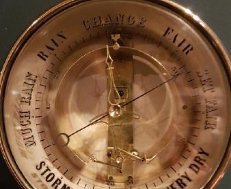 Rare 19th Century Eugene Bourdon Metallic Barometer - Image 3