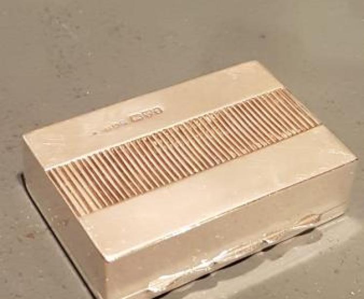 Edwardian Silver Table Top Match Box - Image 1