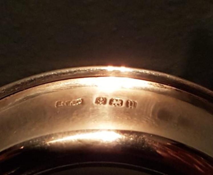 Fine Quality Silver and Porcelain Panel Pin Tray - Image 4