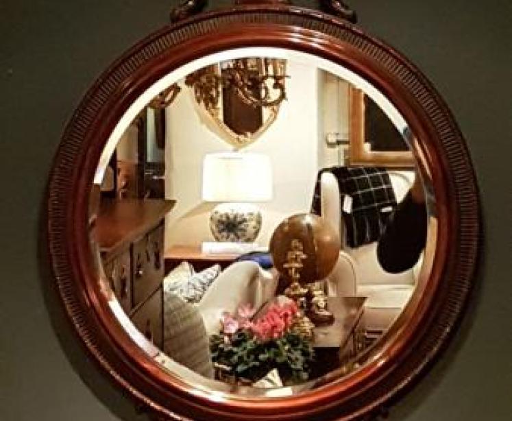 Fine Quality Victorian Mahogany Mirror - Image 1