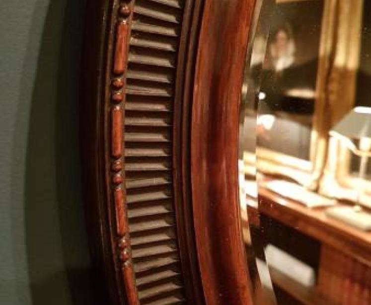 Fine Quality Victorian Mahogany Mirror - Image 5