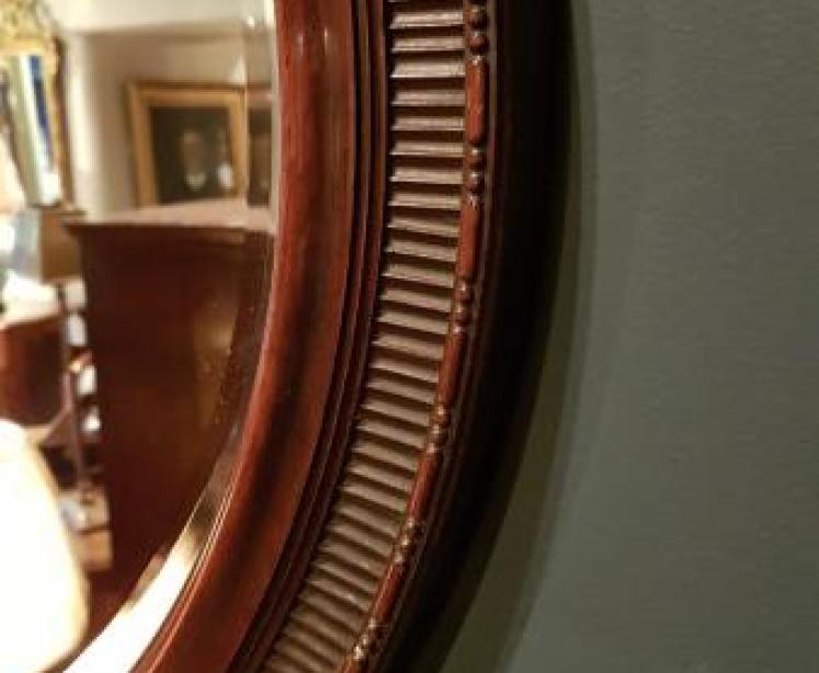 Fine Quality Victorian Mahogany Mirror - Image 7