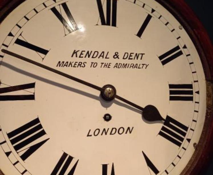 Antique Kendal & Dent Fusee Wall Clock - Image 2